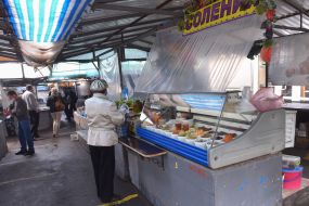 Small market in Zaporozhye