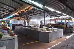 Small market in Zaporozhye