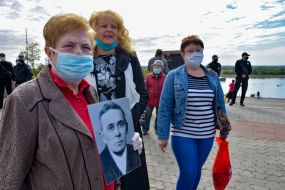 Участники мероприятий ко Дню Победы над нацизмом