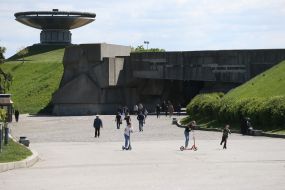 People on the territory of the National Museum of History of Ukraine in the Second World War