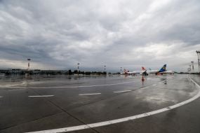 Planes at Boryspil airport