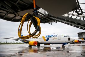 Planes at Boryspil airport