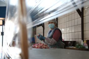 The market "Obolon" in Kiev