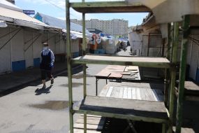 The market "Obolon" in Kiev