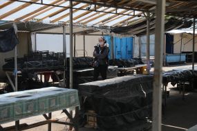 The market "Obolon" in Kiev