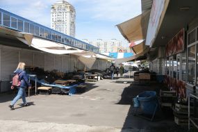 The market "Obolon" in Kiev