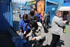 People in medical masks