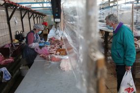 The market "Obolon" in Kiev