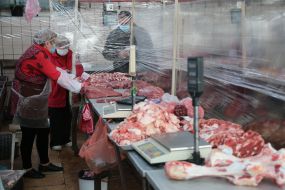 The market "Obolon" in Kiev