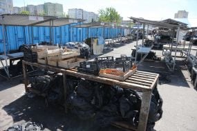 The market "Obolon" in Kiev