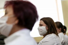 Medical staff in medical masks
