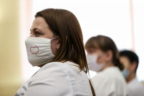 Medical staff in medical masks