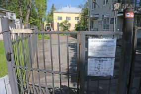 The buildings of the Darnytsya orphanage for girls in Kyiv