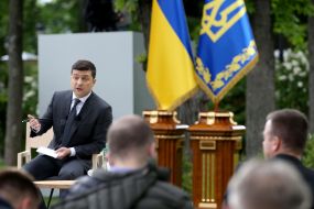 Пресс-конференция президента Украины Владимира Зеленского