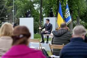 Пресс-конференция президента Украины Владимира Зеленского