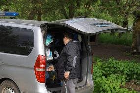 Investigative actions at the crime scene