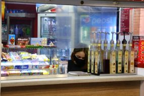 Kiosk with fast food on Khreshchatyk