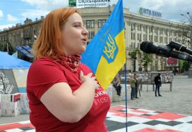 Action #toprevent the Freedom Square in Kharkov
