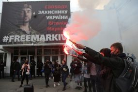 Action in support of Andriy Hayetsky in Kyiv