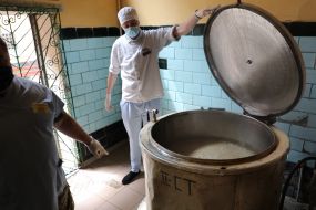 Приготовление пищи во Львовском СИЗО