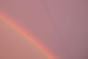 Rainbow in the sky