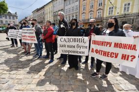 Action demanding to open sports centers