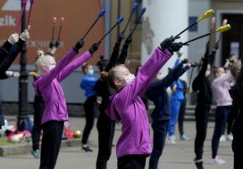 An action in support of the Deryugin children's and youth sports school