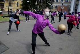 An action in support of the Deryugin children's and youth sports school