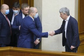 Denis Schmigal and Aleksandr Tkachenko