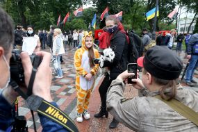 Учасники антихутряної акції