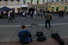 Street musicians