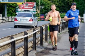 Учасники ранкової пробіжки