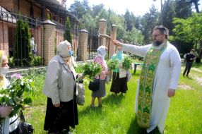 The celebration of the Holy Trinity in Kiev