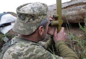 Украинский военнослужащий