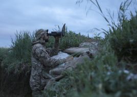 Украинский военнослужащий