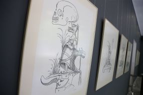 Exhibition of engravings "Les songes drolatique de Pantagruel"