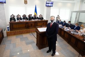 Court hearing in the case of treason against Viktor Yanukovych