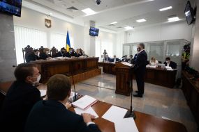 Court hearing in the case of treason against Viktor Yanukovych