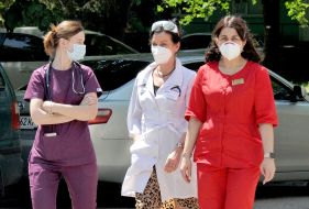 Doctors in medical masks