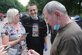 Meeting of Ukrainian sailors