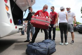 Meeting of Ukrainian sailors