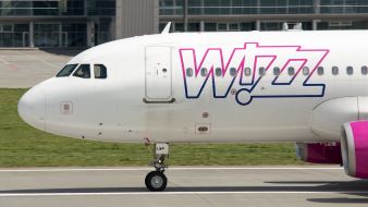 The Airbus A320 airline of company Wizz Air