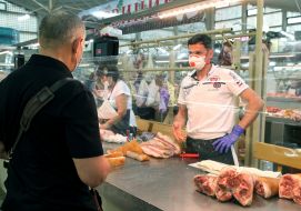 М'ясний відділ на Володимирському ринку