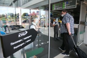 Passenger at the airport