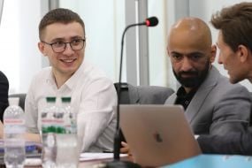 Serhiy Sternenko during the court session