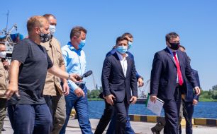 Vladimir Zelensky's working trip to the Kherson region