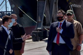 Vladimir Zelensky's working trip to the Kherson region