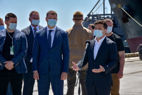 Vladimir Zelensky's working trip to the Kherson region