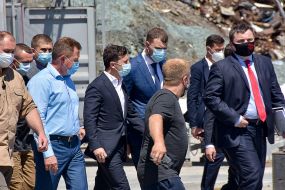 Vladimir Zelensky's working trip to the Kherson region