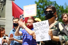 Action demanding legalization of medical cannabis